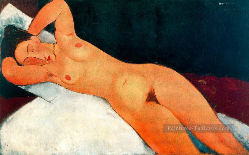 nu avec collier 1917 Amedeo Modigliani Peintures à l'huile
